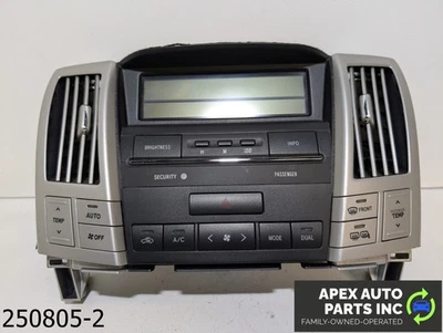 OEM 2004-2007 Lexus RX330 3,3 L AIRE ACONDICIONADO calefacción temperatura control climático Foto 1 de 4