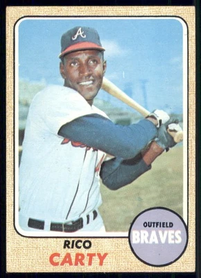 Rico Carty Topps #455 1968 Foto 1 de 2
