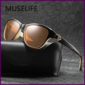 2025 Luxury Brand Design Cat Eye Polarized Sunglasses Men Women Lady Elegant Sun - Picture 1 of 28