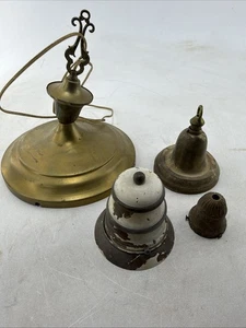 Vintage Leuchten Baldachin & Beschläge zur Teile Restauration - Bild 1 von 11