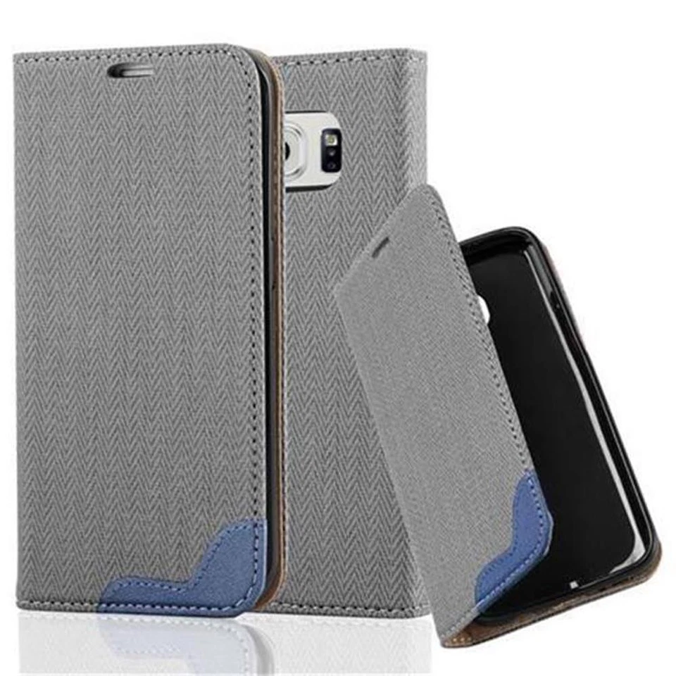 Case for Samsung Galaxy S6 EDGE Cover Protection Wallet Magnetic Card Book - Image 1 of 1