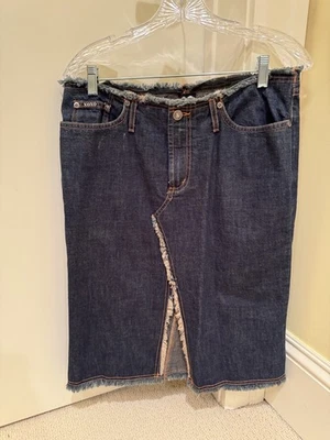Falda Acampanada Jeans Vintage Y2K XOXO Talla 9/10 Azul Jean Denim Años 90 Foto 1 de 4