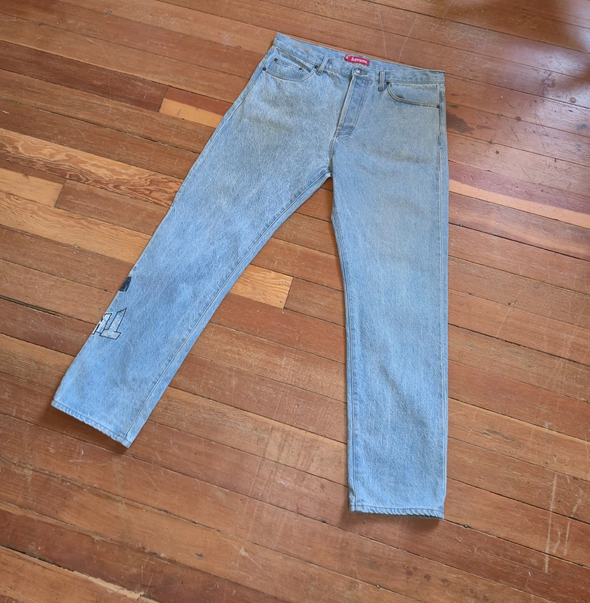 Supreme Blue Jeans for Men for sale | eBay
