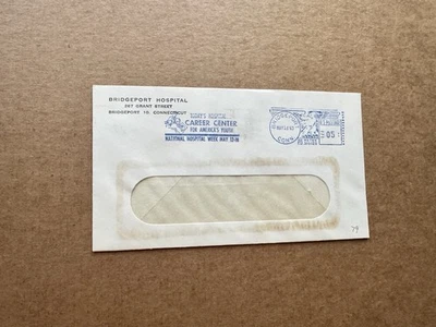 US Hospital  Meter Cover (79) +1963 Bridgeport Hospital +Natl Hospital Week Ad - Image 1 of 2