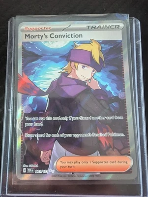 Morty's Conviction 201/162 SV05: Temporal Forces Holo - Image 1 of 2