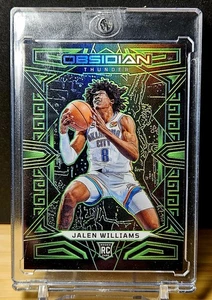 2022-23 Jalen Williams Panini Obsidian Green Electric Etch /25 Rookie RC 🔥 - Picture 1 of 6