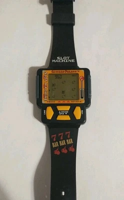 MUY RARO Caesars Palace Máquina Tragamonedas Reloj Juego Estilo Nelsonico (Funcionando) Foto 1 de 4