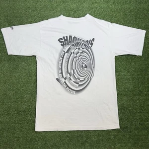 Vtg 90s Reebok Shaq Shaqnosis Basketball #32 SHAQUILLE O'NEAL T-shirt Large Shoe - Picture 1 of 7