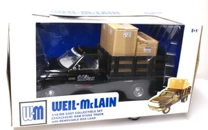ERTL Weil-McLain Dodge Ram 3500 Stake Truck w/Removable Box Load 1/18 (MIB) - Picture 1 of 6