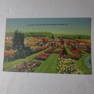 Postcard Terraces of Hershey Rose Garden Hershey PA - Picture 1 of 3