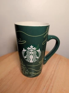Starbucks 2020 Holiday Tall Mug Kaffeetasse 16 oz Weihnachtsbaum Logo grün - Bild 1 von 8