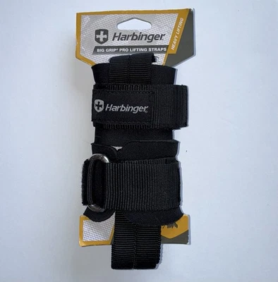 Harbinger Big Grip Pro Correas de Levantamiento NeoTek Soporte de Muñeca Levantamiento Pesado Nuevo con Etiquetas Foto 1 de 4