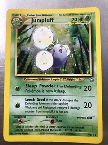 Jumpluff 7/111 Holo Pokemon Card -Neo Genesis Set - Played Condition - Picture 1 of 7