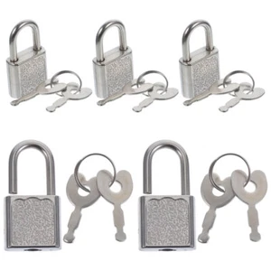 5 Sets Small Lock Toy Child Decorative Vintage Tiny Locks with Keys - Picture 1 of 12