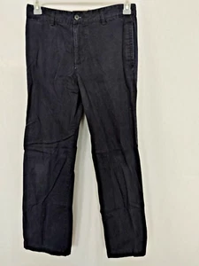 Gap Kids Adjustable Waist Relaxed Fit Pants Cotton Navy Size 14 Husky  #16455 - Picture 1 of 3