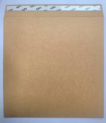 NEO MEDIA 25 x Brown 7″ Singles Vinyl Card Mailer Peel & Seal 500gsm Strong