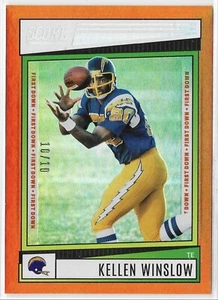 2022 Panini Score First Down Kellen Winslow Card 10/10 - Picture 1 of 1