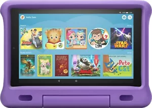 Amazon Fire HD 10 Tablet Edizione Bambini, 32GB 10.1 Pollici Display Viola - Foto 1 di 4