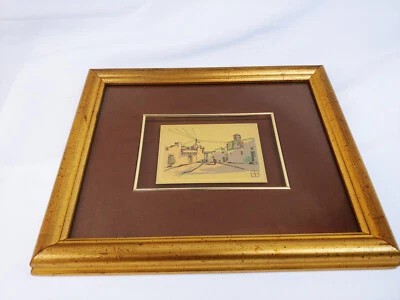 ALDO RISO SERIGRAFIA SU LASTRA RIVESTITA ORO FIRMATA E NUMERATA - Immagine 1 di 4