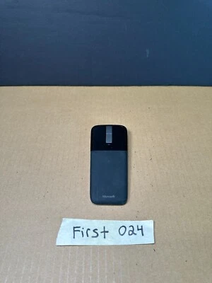 Genuine Black Microsoft Wireless Surface Arc Touch Mouse 1428 NO USB Dongle - Image 1 of 4