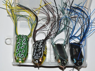 booyah poppin' pad & pad crasher jr paquete de 4 kit rana topwater junior surtido Foto 1 de 4