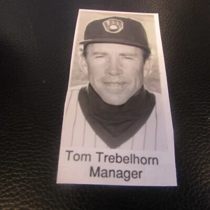 ORIGINAL -TOM TREBELHORN - MINNESOTA TWINS - SUPER GLOSS PRESS PHOTO - VG - Picture 1 of 1