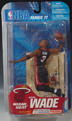 McFARLANE DWYANE WADE MIAMI HEAT SERIES 17 FIGURE NBA BASKETBALL MIB Cover