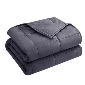 yescool Weighted Blanket Adults (20 lbs 60” x 80” Grey Cooling Heavy Blanket Sle - Picture 1 of 7