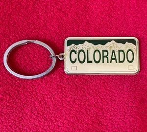 State of Colorado Metal License Plate Souvenir Keychain from 2006 - Picture 1 of 4