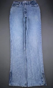 Jeans donna 2019 Abercrombie e Fitch anni 90 dritto vita ultra alta taglia 4 (27x31) - Foto 1 di 11
