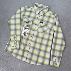Dixxon Shirt Womens Large Button Up Metallica And Justice For All Flannel NEW - Picture 1 of 10