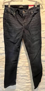 Neu mit Etikett Talbots makellos Five-Pocket gerade schlankmachende dunkle Spülung Damenjeans 4P - Bild 1 von 8