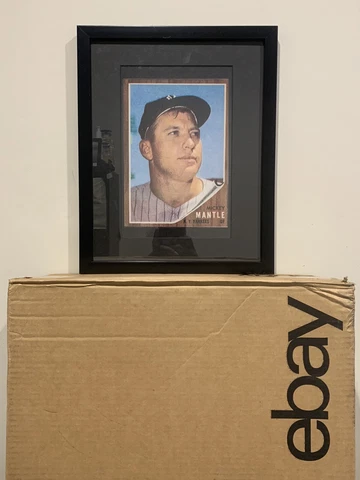 1962 Topps Mickey Mantle (Custom Mini Poser) Frame Not Included (READ) Cover