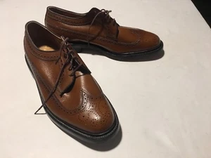 Vintage O'Sullivan Executive Imperial Wing Tips By Mason Sz 8 D USA union made - Picture 1 of 4