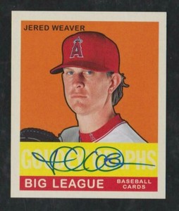 2007 UPPER DECK GOUDEY BASEBALL GG-JW JARED WEAVER AUTOGRAPH ** FREE SHIP **
