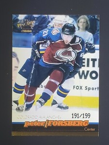 1999-00 Pacific #105 Peter Forsberg Gold 191/199