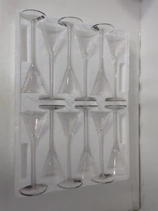 ROSCHER & CIE SET Lo OF 12 ETCHED LIQUEUR GLASSES #933706 - Picture 1 of 9