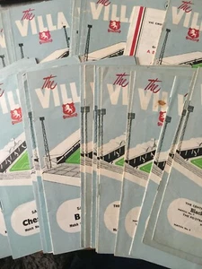 Aston Villa HOME & AWAY programmes 1962/63 1963/64 1964/65 League & Cup - Picture 1 of 49
