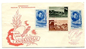 1950 Romania 100th Anniversary I.Andreescu,Romanian Painter,rare FDC - Picture 1 of 1