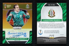 2018 Panini Prizm World Cup Signatures Gold /10 Cuauhtemoc Blanco #S-CBL Auto