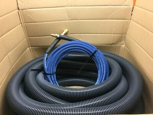 CARPET CLEANING MACHINE HOSES 7.5 MTR. SOLUTION & VACUUM Suction Pipe BLUE - Picture 1 of 24