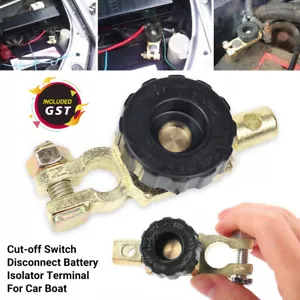Car Battery Cut-off Switch Disconnect Battery Isolator Terminal For Car Boat RV - Picture 1 of 13