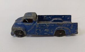 Vintage 1940's TOOTSIETOY Blue Toy Car FORD Long Open Bed Pickup Truck