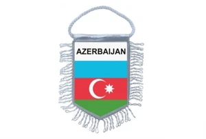 Flagge Autoflagge Wimpel Aserbaidschanische Nationen - Bild 1 von 1