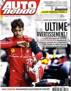 AUTO HEBDO Nr. 2360 27.04.2022 GP EMILIA-ROMAGNA WRC KROATIEN F2-F3 IMOLA - Bild 1 von 1