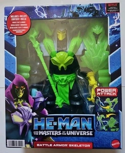 Figura de acción Masters of the Universe Deluxe 8,5" armadura de batalla Skeletor Netflix - Imagen 1 de 5