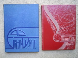 2!  Inglewood High School 1942 and 1943 Yearbooks. - Picture 1 of 3