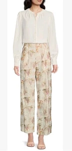 Alex Marie Jacinda Floral Wide Leg Pull On Hose Stretch Leinenmischung Cottagecore - Bild 1 von 12