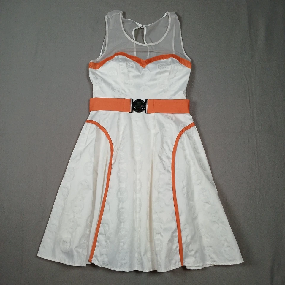 Her Universe Star Wars BB-8 Mujer Vestido Grande Blanco Naranja Disfraz Juegos con disfraces Foto 1 de 4