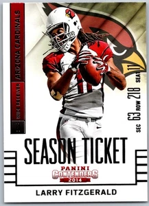2014 Panini Contenders 23 Larry Fitzgerald Arizona Cardinals Football Karte - Bild 1 von 2